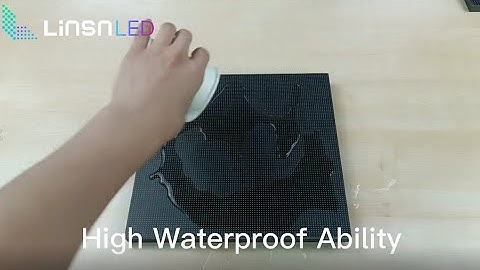 Linsn GOB LED Module Protection Ability Testing