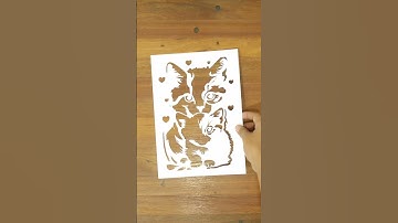 A 3D Cats Lightbox Template Featuring kittens Paper Cut Light Box.