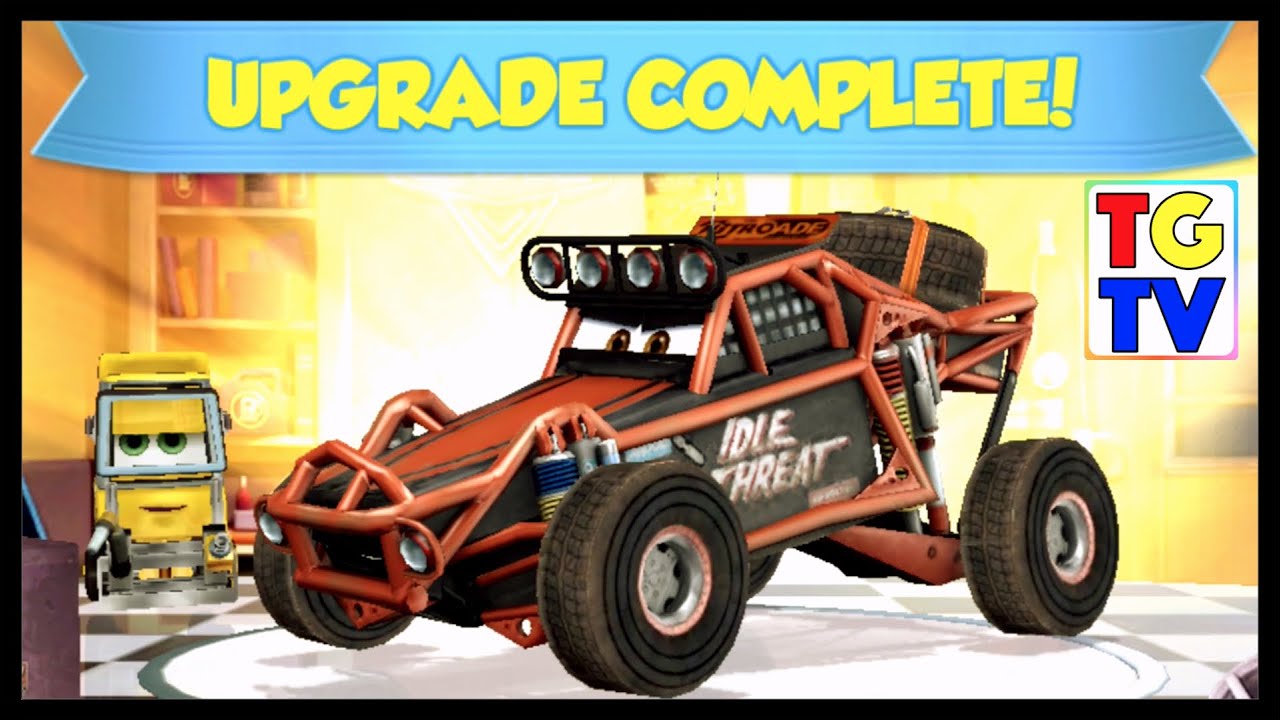 Disney Pixar Cars Idle Threat vs Lightning McQueen & more | Cars Fast as Lightning