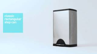 simplehuman Stainless Rectangular 50-Liter Step-On at Bed Bath & Beyond
