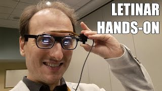 Hands-on LetinAR optical system