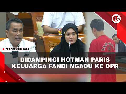 KOMISI III DPR MINTA KEJAGUNG TEGUR JAKSA TUNTUT FANDI HUKUMAN M4T! | U-NEWS