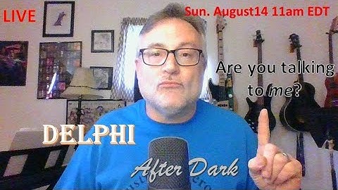 Live - Are you talking to me? #Delphi #mononhighbridge