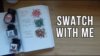 Swatch with Me | New Fountain Pen Inks from Hachimonjiya and Colorverse