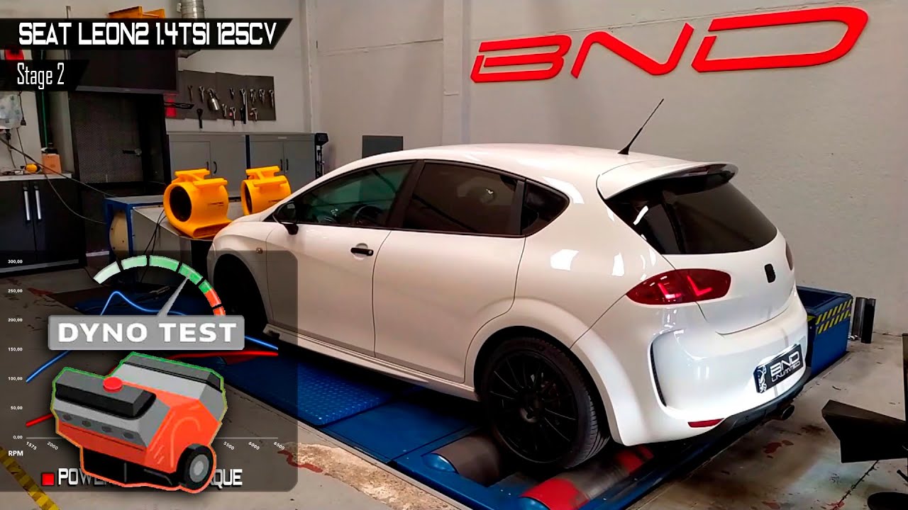 SEAT LEON mk2 1.4tsi 125cv - Stage 2 - Dyno