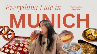 Munich Travel Vlog 🇩🇪 Eating whatever we want, beer halls & things to do!