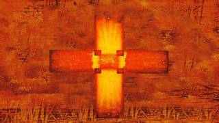 Worship Loop Grunge Abstract Cross Orange