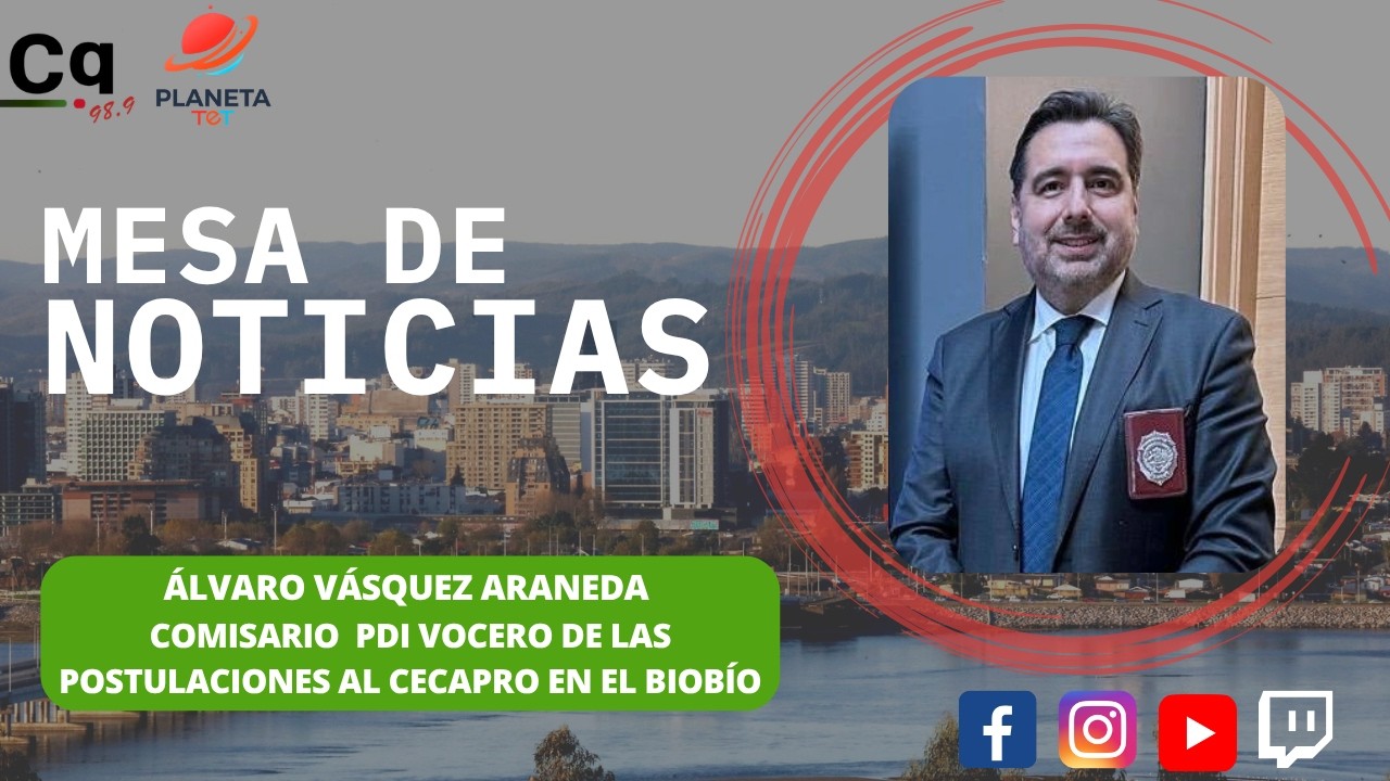 maxresdefault Álvaro Vásquez Araneda Comisario PDI vocero de las postulaciones al CECAPRO enBiobío