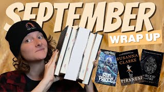 I read 8 books in September and found three 5 star reads!