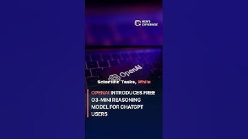OpenAI Introduces Free o3-mini Reasoning Model for ChatGPT Users #technology #technews