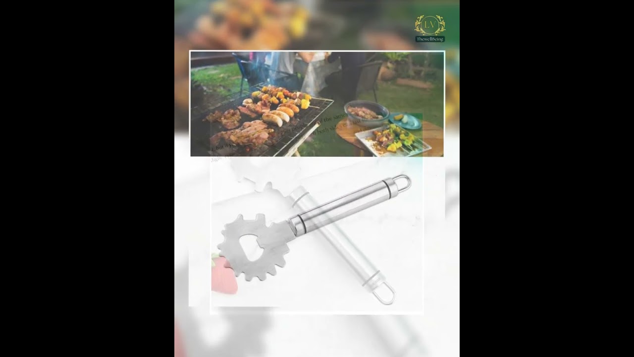 Stainless Steel Bbq Grill Scraper Grill Grate Gadget Cleaner for Barbeque Cleaning Camping Grill ...