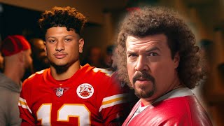 Patrick Mahomes Plans his Super Bowl Celebration with Kenny Powers