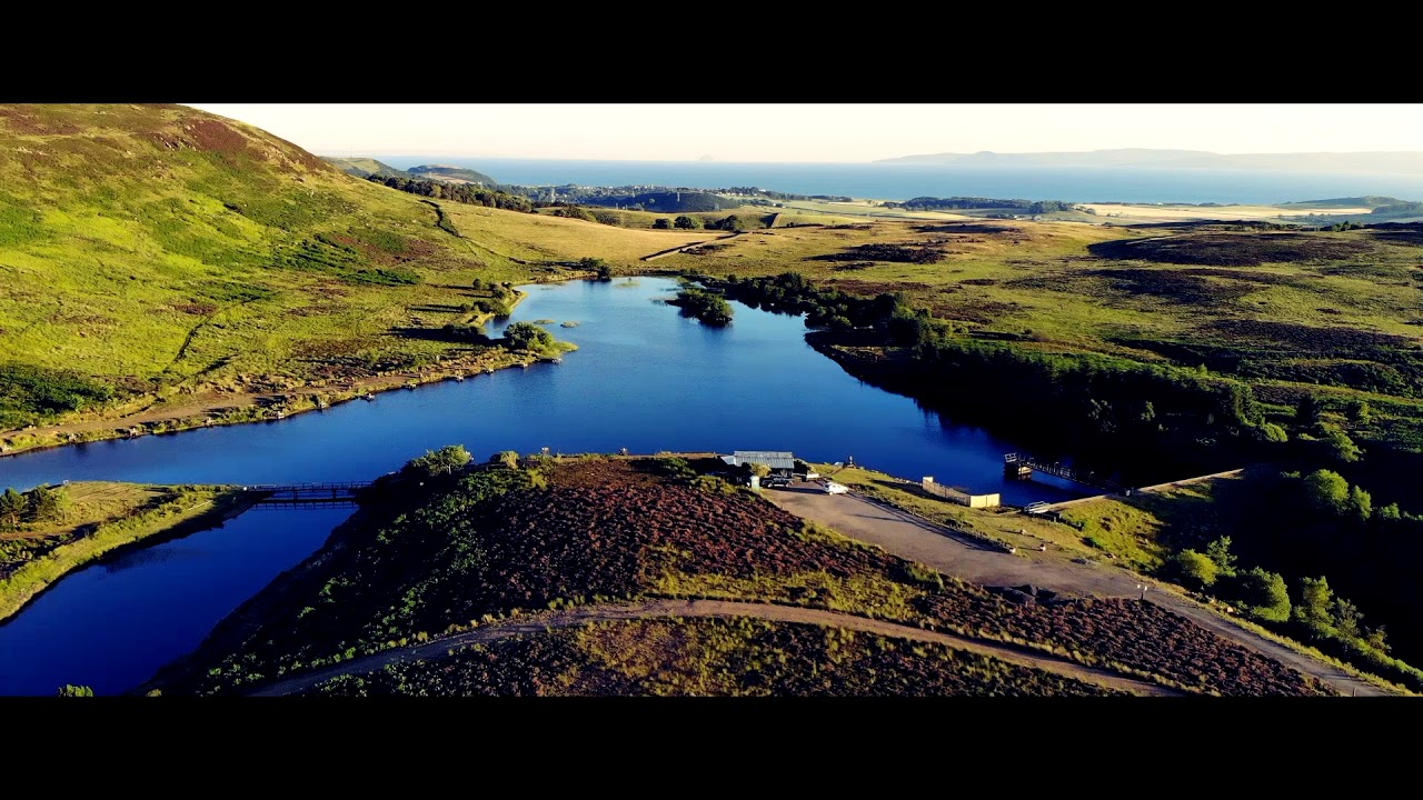 Fairlie Moor, North Ayrshire Drone Footage Top camping locations in Scotland YouTube