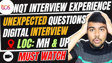 Unexpected Questions in TCS Interview | MH & UP Candidate Experience