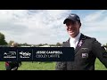 Jesse Campbell enjoying emotional Burghley with Cooley Lafitte