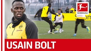 Usain Bolt´s Training Day at Borussia Dortmund - Skills, Sprints and Nutmegs screenshot 3