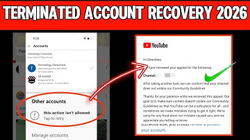 youtube terminated account recovery 2026 ||Terminated YouTube Channel Appeal step by step full Guide