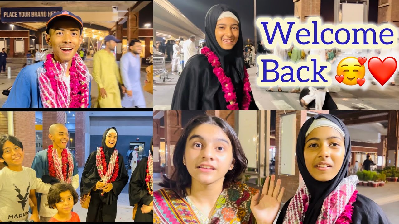 Asad & Mehru Family Ki Umrah Ker K Hui Wapsi…. MashaAllah #allahhuakbar #umrah@rayyanandfamily