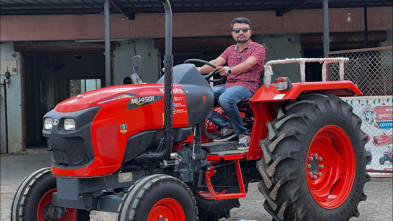 💥हा आहे खरा 45HP ट्रॅक्टर Kubota MU4501🔥 Detailed video