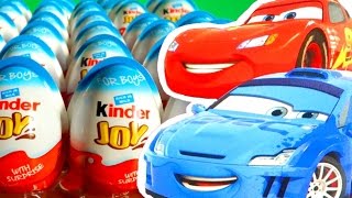 킨더 조이 24알 자동차 카즈 알까기, kinder cars pixar 24 eggs unboxing