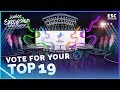 Junior Eurovision 2019: VOTE for YOUR TOP 19 [CLOSED]