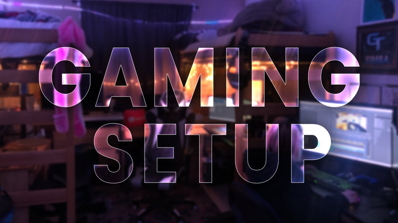 My Ultimate 2024 Dorm Room Gaming Setup!!!! YouTube