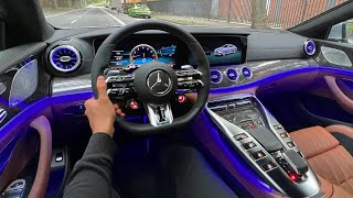 843HP NEW GT63S E-Performance on AUTOBAHN! Race Start POV Driving GT63S E Interior Acceleration