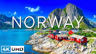 Norway 4K - A Picturesque Nordic Land of Emerald Valleys, Majestic Waterfalls - Calming Music