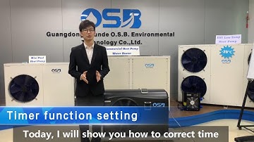 OSB | Controller of timer function setting