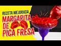 Margarita de Fresas con Pica Fresas 🍓🔥 Coctel con Tequila FÁCIL