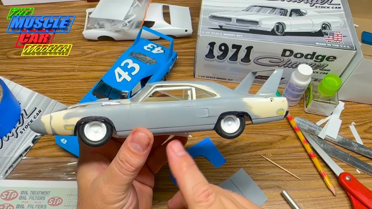 Jo-Han 1970 Plymouth Superbird Richard Petty #43 Kit Bash mostly 
