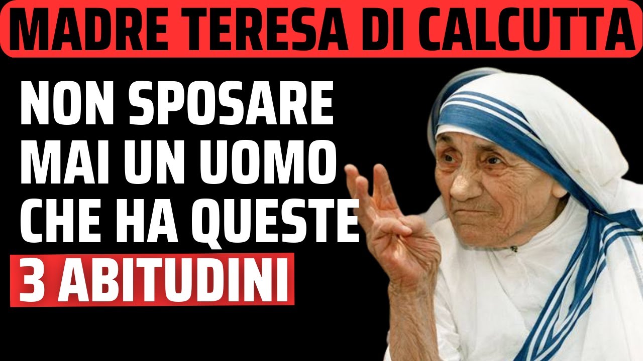 Citazioni di Madre Teresa sull'AMORE che cambierà la tua vita. Madre