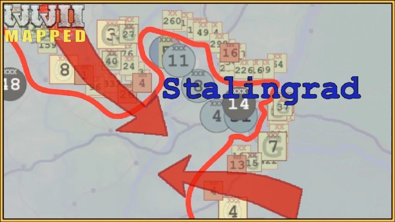 Battle Of Stalingrad Map Ww2