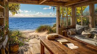 Cozy Sunlit Oceanfront Cabin ☀️ Relaxing Sea Breeze & Soft Tides for Deep Focus & Reading screenshot 2