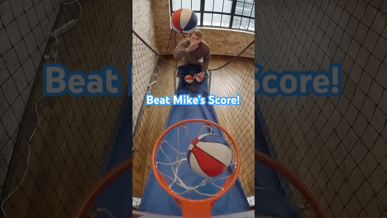 🚨Beat Mike's Pop-A-Shot Score!🚨  