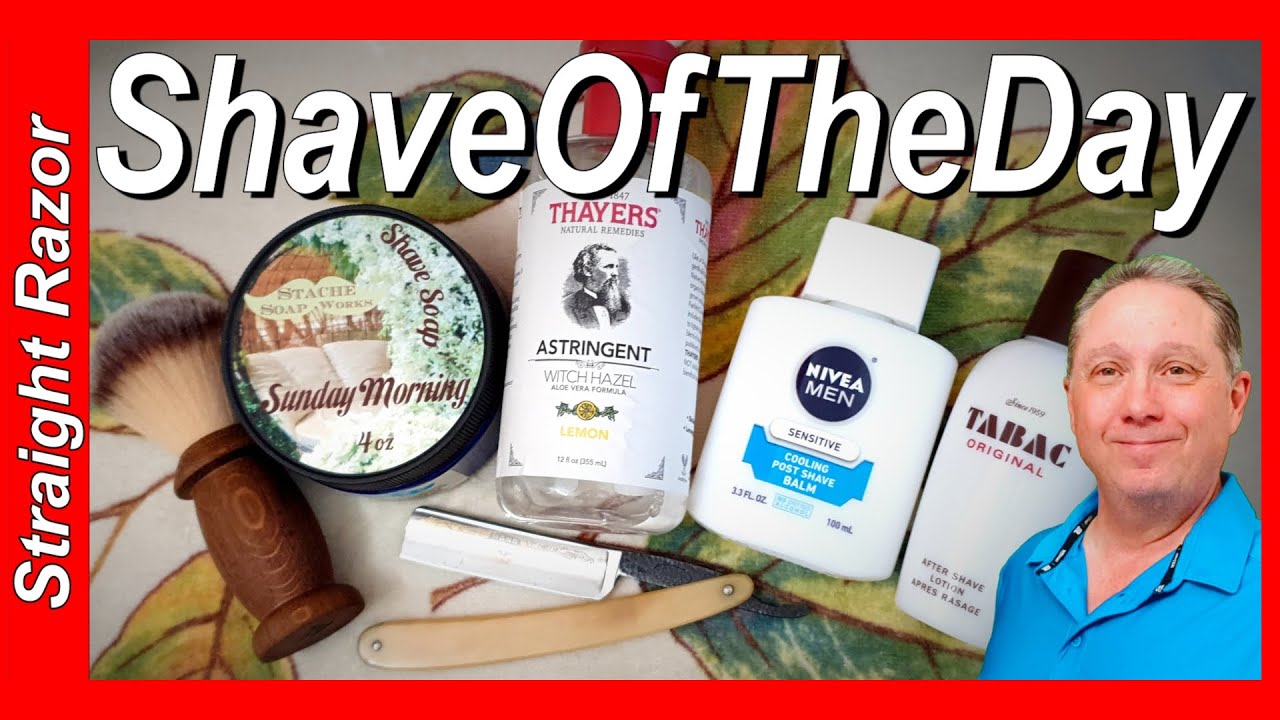 Your Sunday Shave Of The Day using a 1920 Finedge Ostiso with Sunday Morning