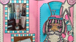 Day By Day Dylusions Dyalog Art Journal Christmas 2025 Day 18