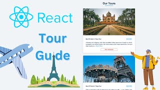 Reactjs Tour Guide Project | Beginner course | Mini Project