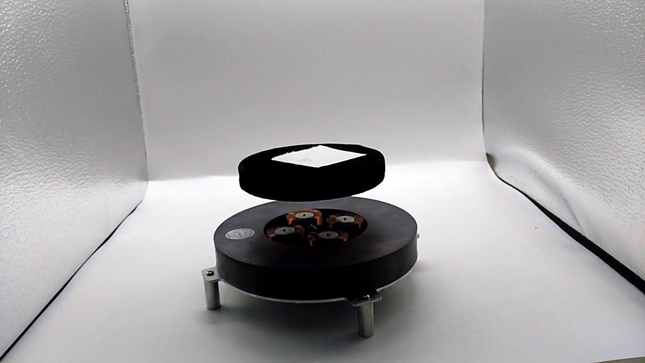 Cogidea This magnetic levitation base works by electromagnetism system, bottom floating technology.