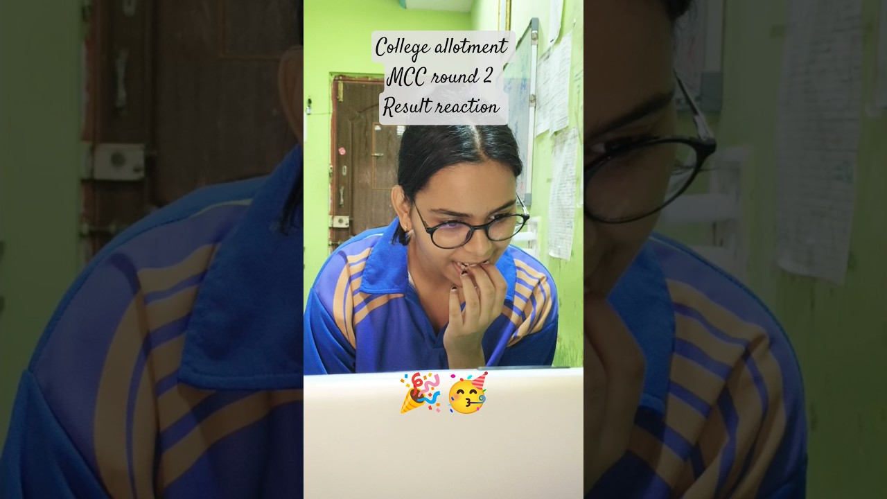 round2 result declared🎉result reaction 