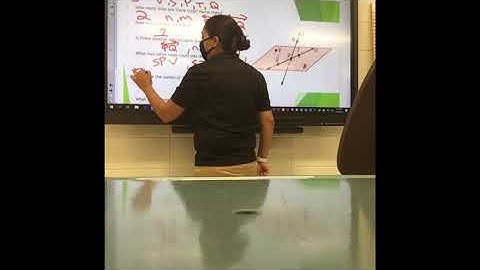 1.2 Points lines and Planes video part 2