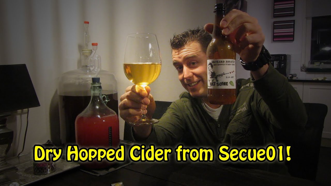 Dry hopped Cider from Secue01! Taste video