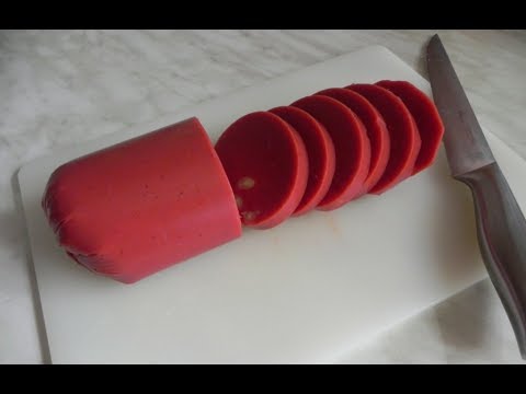 Sausage without meat. The recipe for a recipe.