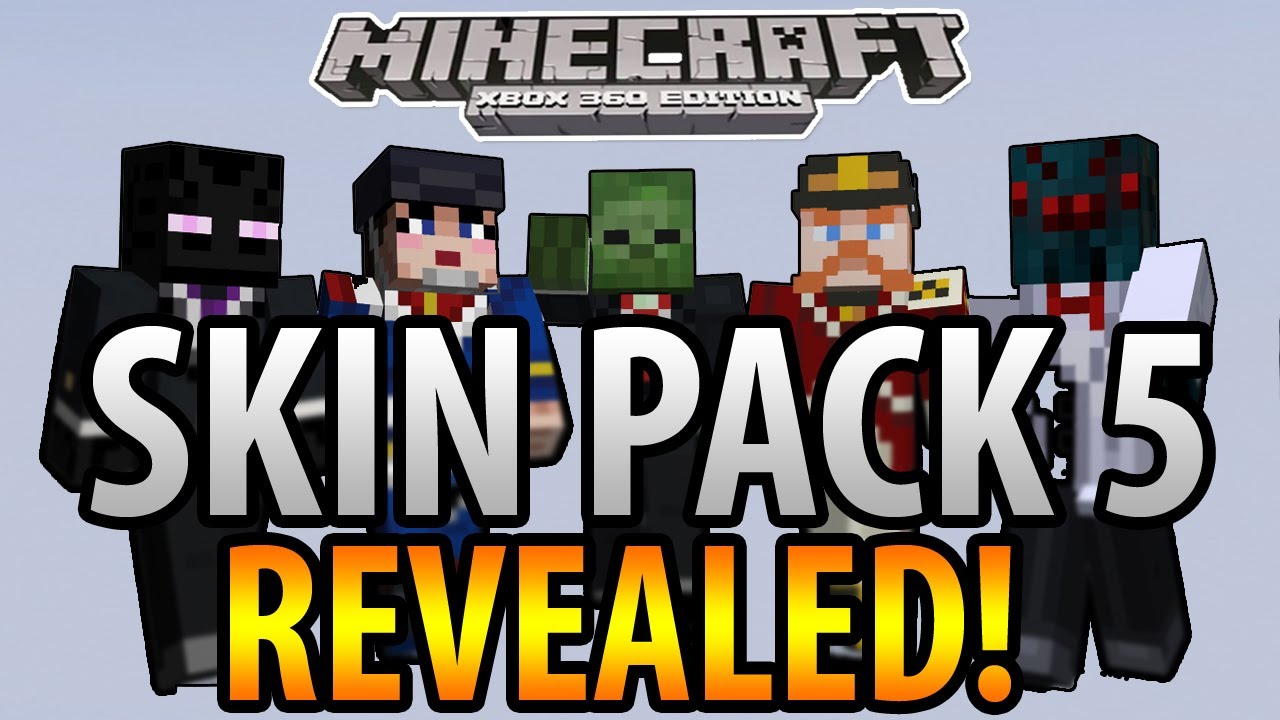 Minecraft (Xbox 360) - SKIN PACK 5 Revealed - Battle & Beast