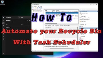 How to Automate Recycle Bin | How to use Task Scheduler for Recycle Bin