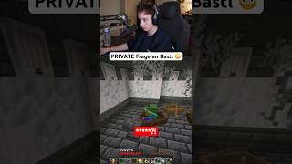 PRIVATE Frage an BastiGHG 😳😂 #bastighg #minecraft #twitch #letshugo #rewinside