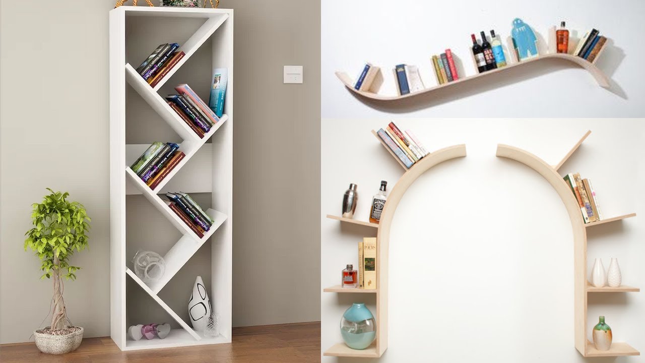 90 Wooden Book Shelves Designs Ideas II Book Racks Design Ideas - YouTube