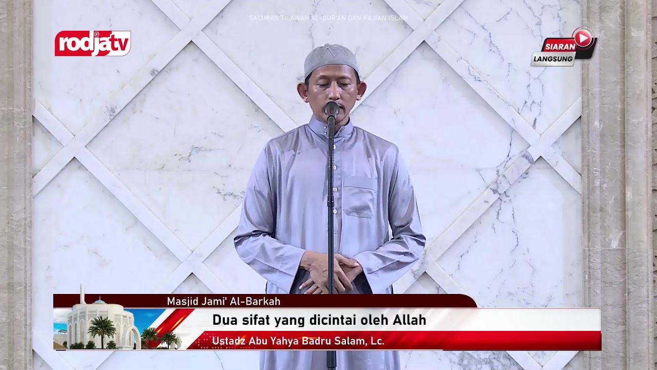 [LIVE] Ustadz Abu Yahya Badru Salam, Lc | Khutbah Jum'at