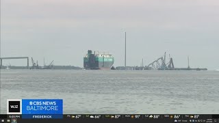 Commercials ships on the move after being stuck at Port of Baltimore