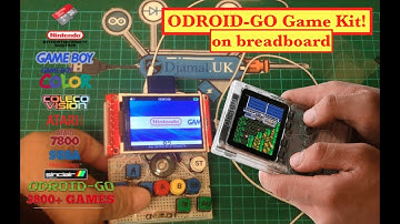 ODROID-GO – on breadboard DIY 「 Handheld Game Console 」